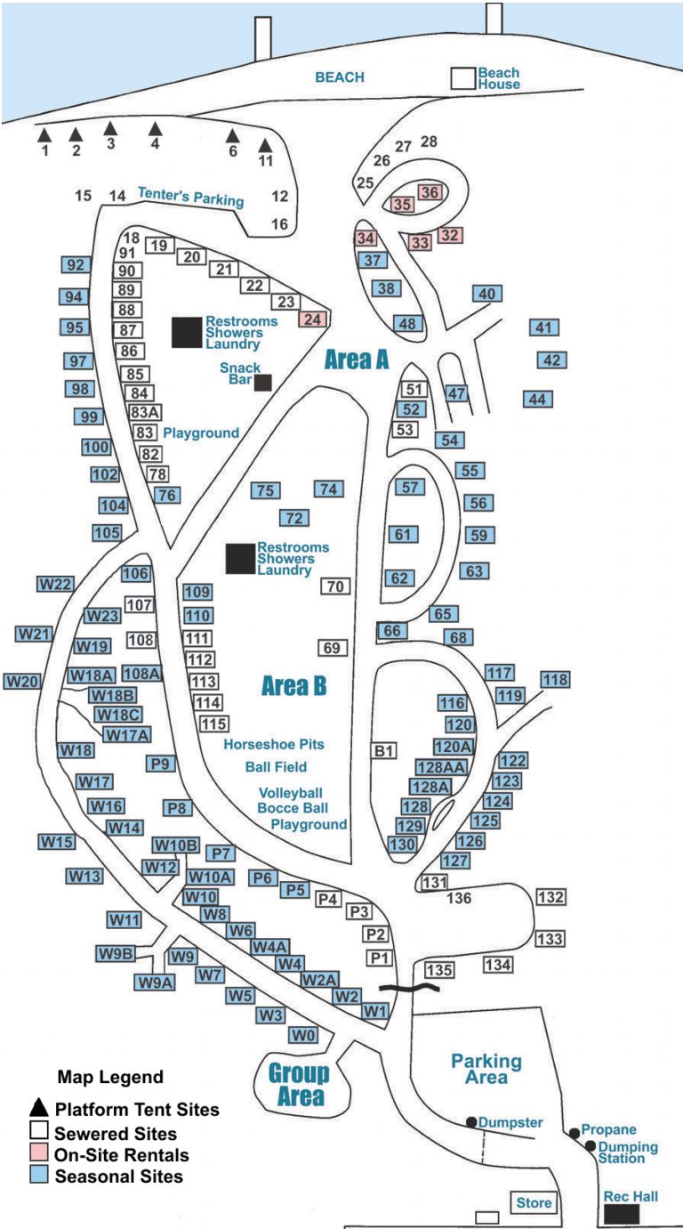 CAMPGROUND MAP - Kokatosi Campground